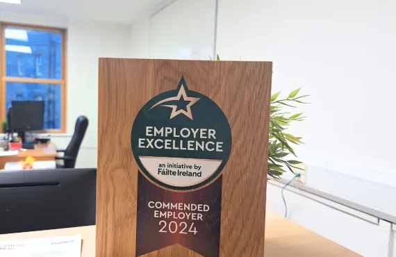 GHR Receive Fáilte Ireland Commended Employer Award